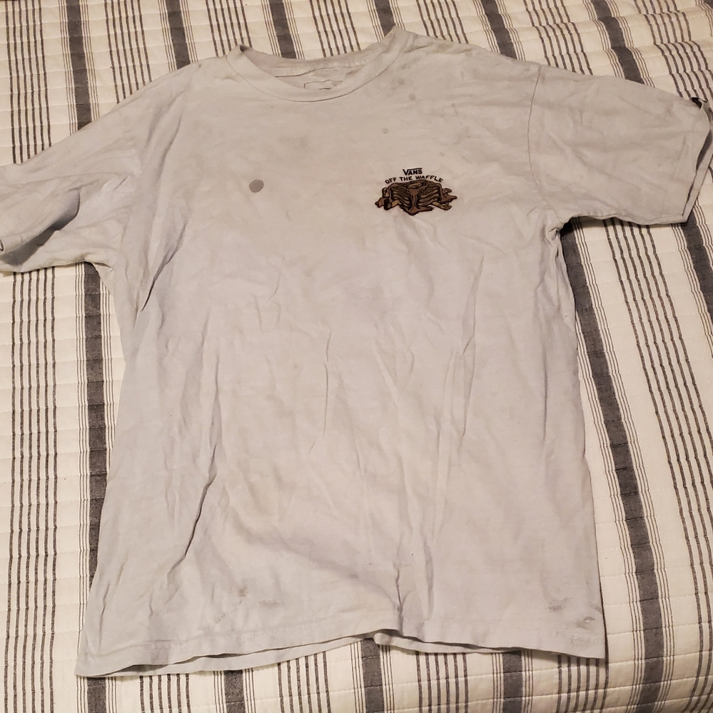 Medium, Off-White, Vans Waffle Shirt